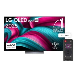טלוויזיה חכמה 48" LG OLED אל ג`י דגם OLED48C56LA