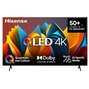 טלוויזיה חכמה "85 HISENSE QLED 4K הייסנס דגם 85E79NQ