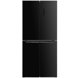 מקרר 4 דלתות 79 ס"מ HAIER האייר דגם HRF4494FB זכוכית שחורה